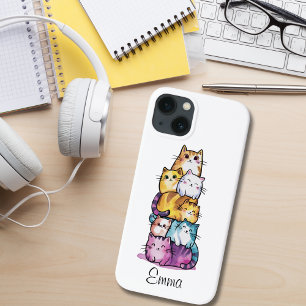 Case-Mate iPhone Case Chats d'aquarelle Cute personnalisée, minimaliste