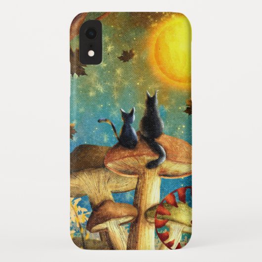 Coques Case-Mate iPhone Chats de champignons (Dos)