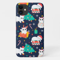 Chats de Noël amusants