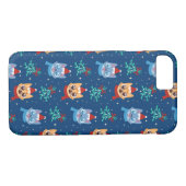 Coques Case-Mate iPhone Chats de Noël mignons (Dos (Horizontal))