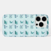 Coques Case-Mate iPhone Chats de Yoga Verts (Verso (horizontal))