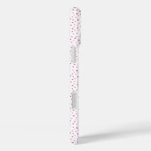 Coques Case-Mate iPhone Chats du milieu du siècle chaise rose Pois roses (Verso / Droite)