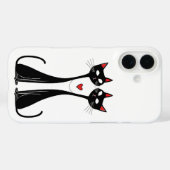 Coques Case-Mate iPhone Chats en amour (Verso (horizontal))