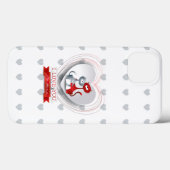 Coques Case-Mate iPhone Chats en amour avec coeur (Verso (horizontal))