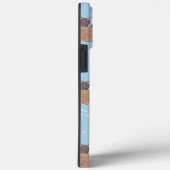 Coques Case-Mate iPhone Chats en boîte et gouttes de lait sur bleu (Verso / Droite)
