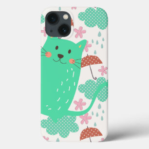 Etui iPhone Case-Mate Chats en pluie
