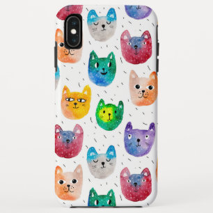 Case-Mate iPhone Case Chats et amis à l'aquarelle
