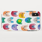 Coques Case-Mate iPhone Chats et amis à l'aquarelle (Dos (Horizontal))