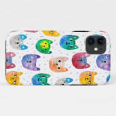 Coques Case-Mate iPhone Chats et amis d'aquarelle (Dos (Horizontal))