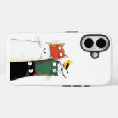 Coques Case-Mate iPhone Chats et oiseaux superposés (Verso (horizontal))