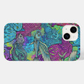 Coques Case-Mate iPhone Chats et poissons par Natasha Us (Verso (horizontal))