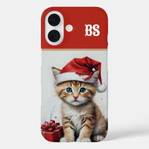Coques iPhone 16 Chats Festifs en costumes de Noël - Vibes de Noël