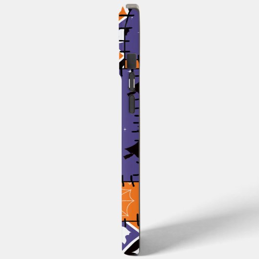 Coques Case-Mate iPhone Chats Halloween Patchwork sorcières (Verso / Gauche)