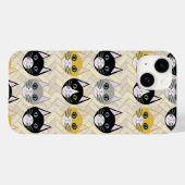 Coques Case-Mate iPhone Chats Herringbone Beige (Verso (horizontal))
