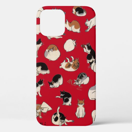 Coques Case-Mate iPhone Chats japonais (couleur variable) (Verso)