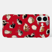Coques Case-Mate iPhone Chats japonais (couleur variable) (Verso (horizontal))