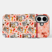 Coques Case-Mate iPhone Chats japonais rose à becs Maneki-neko chats (Verso (horizontal))
