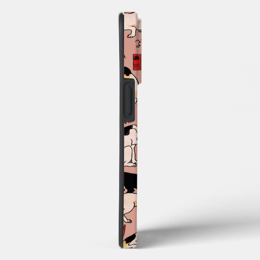 Coques Case-Mate iPhone chats japonais Ukiyo-e Funny kitty (Verso / Droite)