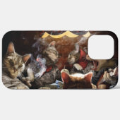 Coques Case-Mate iPhone Chats jouant au poker (Verso (horizontal))