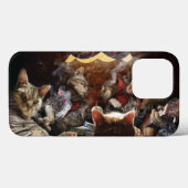 Coques Case-Mate iPhone Chats jouant au poker (Verso (horizontal))