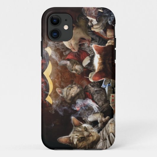 Coques Case-Mate iPhone Chats jouant au poker (Dos)