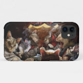 Coques Case-Mate iPhone Chats jouant au poker (Dos (Horizontal))