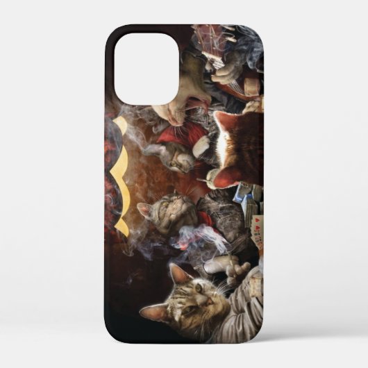 Coques Case-Mate iPhone Chats jouant au poker (Verso)