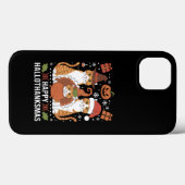 Coques Case-Mate iPhone Chats Joyeux Hallothanksmas Halloween Noël (Verso (horizontal))