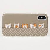 Coques Case-Mate iPhone Chats mignons (Dos (Horizontal))