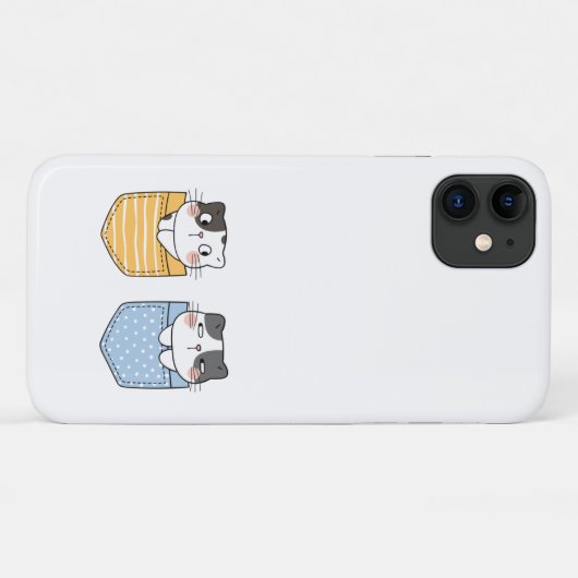 Coques Case-Mate iPhone Chats mignons (Dos (Horizontal))