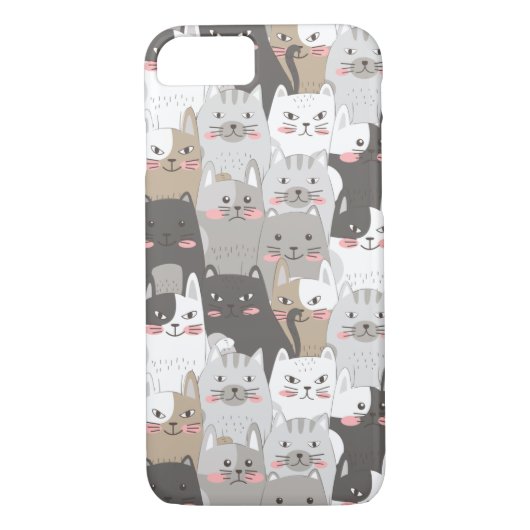 Coques Case-Mate iPhone Chats mignons (Dos)