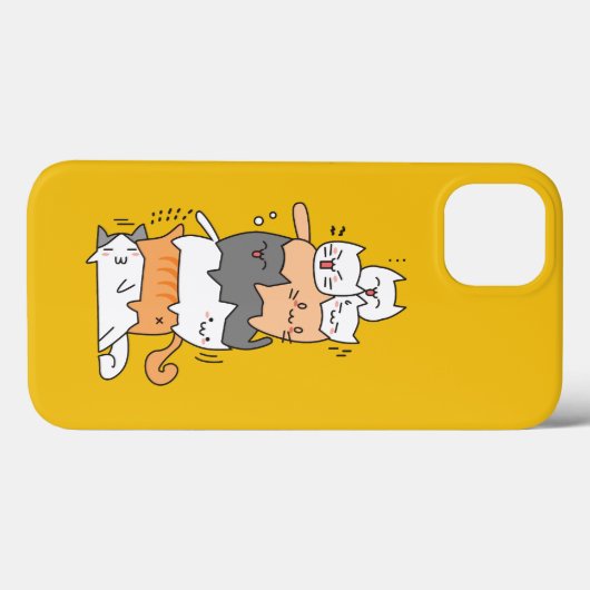 Coques Case-Mate iPhone Chats mignons (Verso (horizontal))