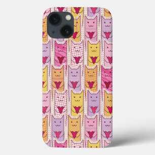 Coques Pour iPhone Chats mignons avec les coeurs affectueux