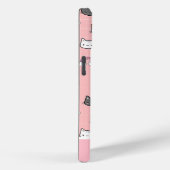 Coques Case-Mate iPhone Chats mignons et Monogramme arc-en-ciel (Verso / Droite)