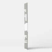 Coques Case-Mate iPhone Chats mignons sans couture motif, design ludique. (Verso / Droite)