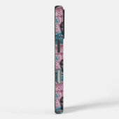 Coques Case-Mate iPhone Chats mignons Tricot bleu rose Fille (Verso / Droite)