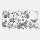 Coques Case-Mate iPhone Chats Motif Cute Kawaii sans joint (Verso (horizontal))