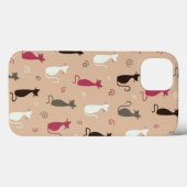 Coques Case-Mate iPhone chats Motif rose (Verso (horizontal))