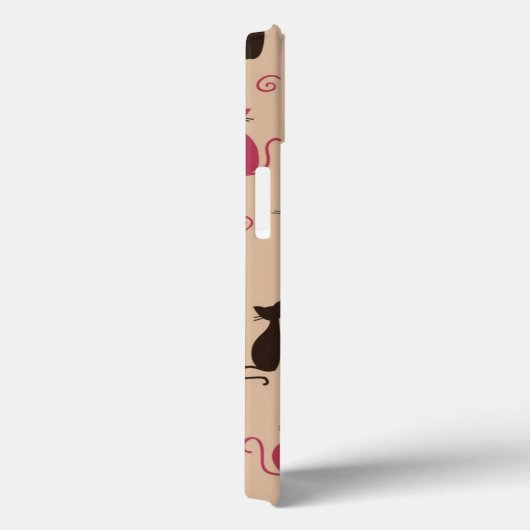 Coques Case-Mate iPhone chats Motif rose (Verso / Droite)