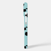 Coques Case-Mate iPhone Chats noirs amusants (Verso / Gauche)