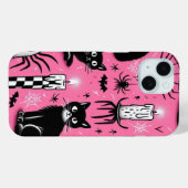 Coques Case-Mate iPhone Chats noirs & bougies (Verso (horizontal))