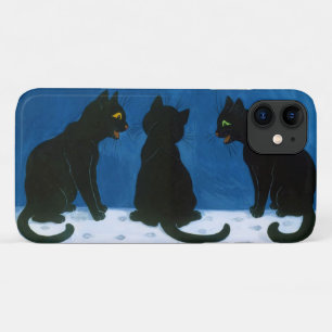 Case-Mate iPhone Case Chats noirs dans la neige, Louis Wain