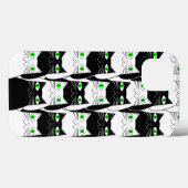 Coques Case-Mate iPhone Chats noirs et blancs (Verso (horizontal))