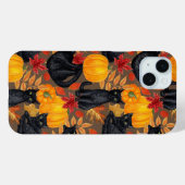 Coques Case-Mate iPhone Chats noirs et citrouilles 2 (Verso (horizontal))