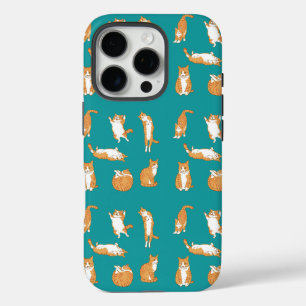 Coques iPhone 16 Pro Chats orange drôles