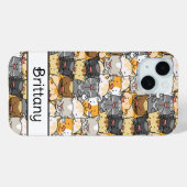 Coques Case-Mate iPhone Chats Personnalisés (Verso (horizontal))