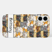 Coques Case-Mate iPhone Chats Personnalisés (Verso (horizontal))