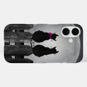 Coques Case-Mate iPhone Chats sur une clôture (Verso (horizontal))