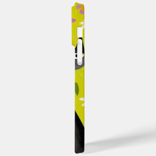 Coques Case-Mate iPhone Chats verts "Ensemble, nous fleurissons" (Verso / Gauche)