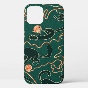 Case-Mate iPhone Case Chats vintage doodé sans couture motif